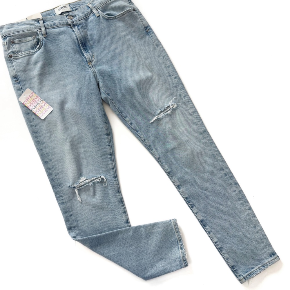 Agolde Evereve Jeans Womens 30 Sophie Skinny Shrine Distressed Wash New - Picture 2 of 11